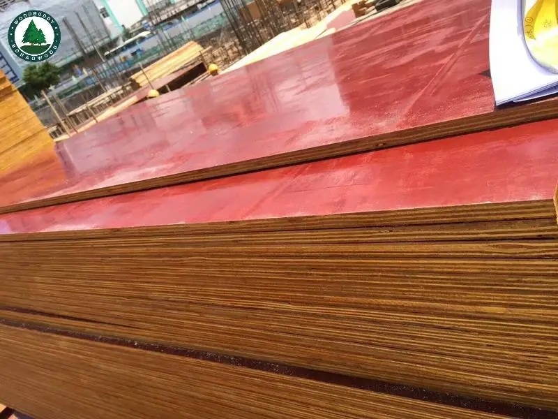 Film Faced Plywood LVL Construction Formwork for Concrete 4x8 Veneer Plywood Black Yellow Red Brown Laminated Plywood