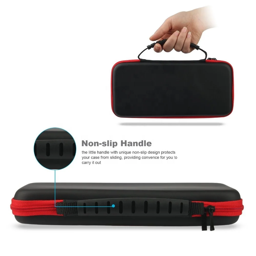 Custom Hard EVA Shell Zipper Pouch for Nintendo Switch Case