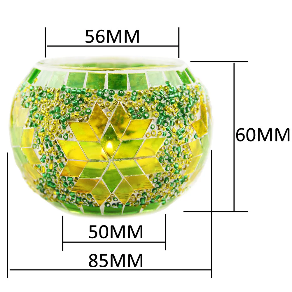 hot selling wholesale factory price 4pcs set mosaic candle holder