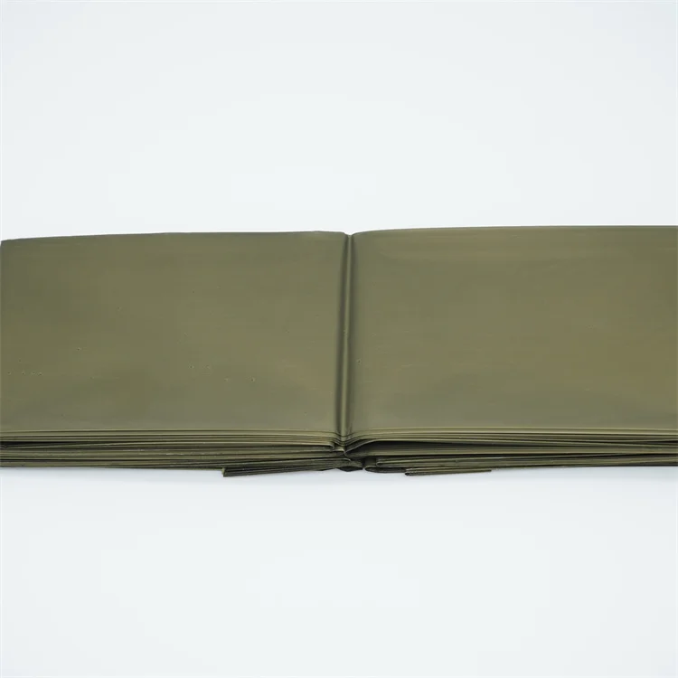 Re-usable Emergency Blankets Folding Emergency blanket Army Green mylar 160x210cm