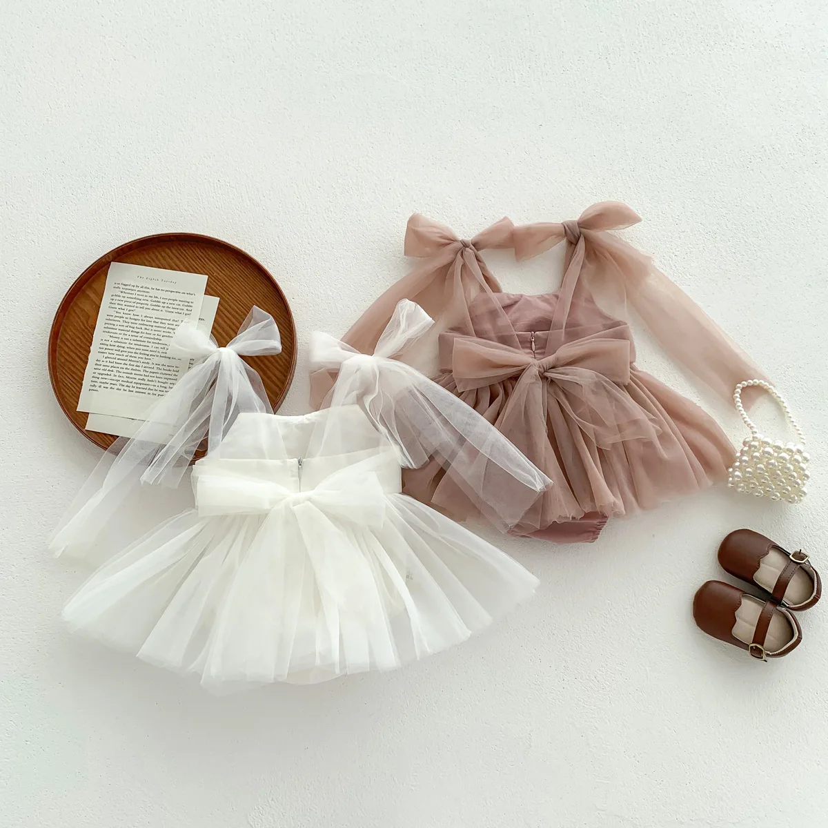 Summer Newborn Princess Tutu Romper Girls Party Romper Dress Fashion Baby Sleeveless Tulle Jumpsuit