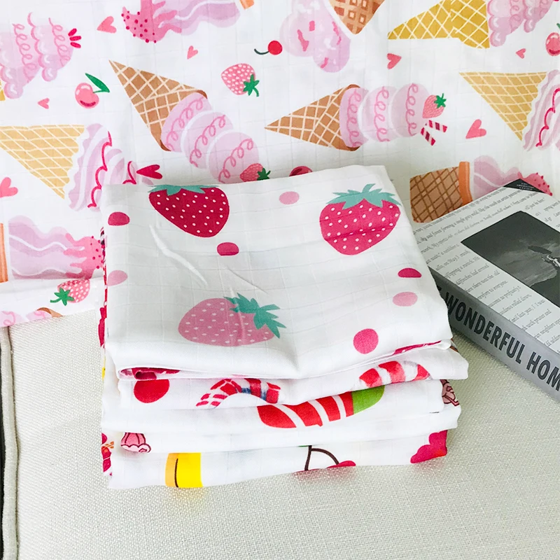 Hot Sale Private Label Swaddle Wrap Sleeping Bag  Blanket Super Soft Newborn 100% Organic Cotton Baby Muslin Blanket