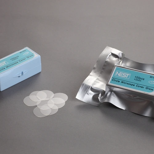 Высококачественная стеклянная чаша с крышкой для микроскопа 25 мм