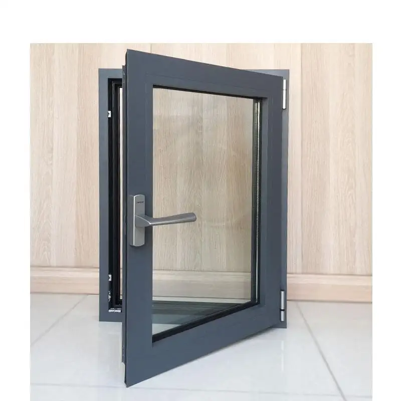 48 x 60 36 x 72 Customized PVC Casement Window Double Glazed PVC Casement Windows For Sale