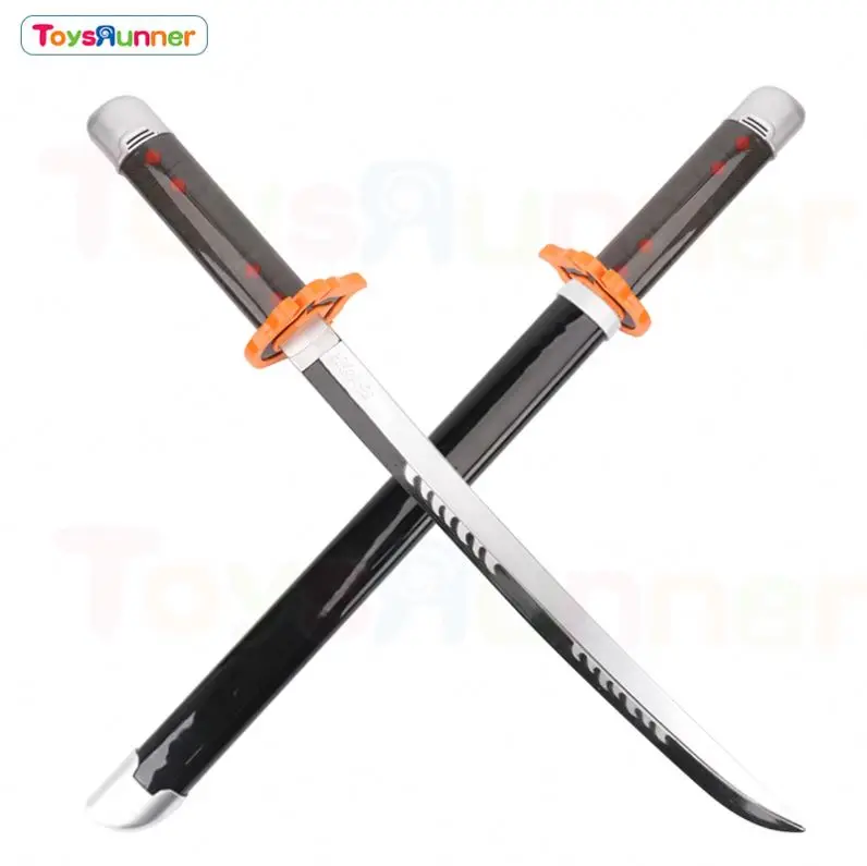 102cm Demon Slayer Sword Katana De Kimetsu No Yaiba Toy Sword Anime Party Cosplay Props Inosuke Zenitsu Tanjiro Wooden Katanas