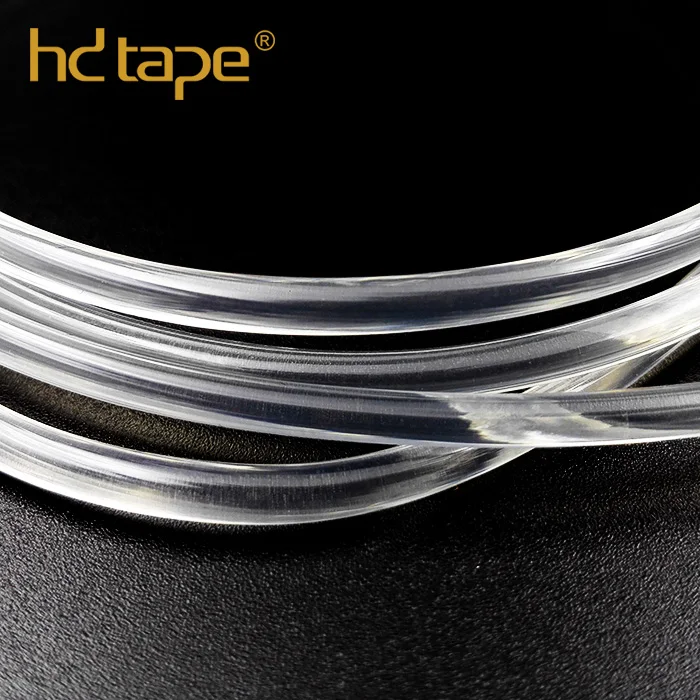 Custom eco-friendly shoes bracelet use transparent clear PVC TPU elastic cord