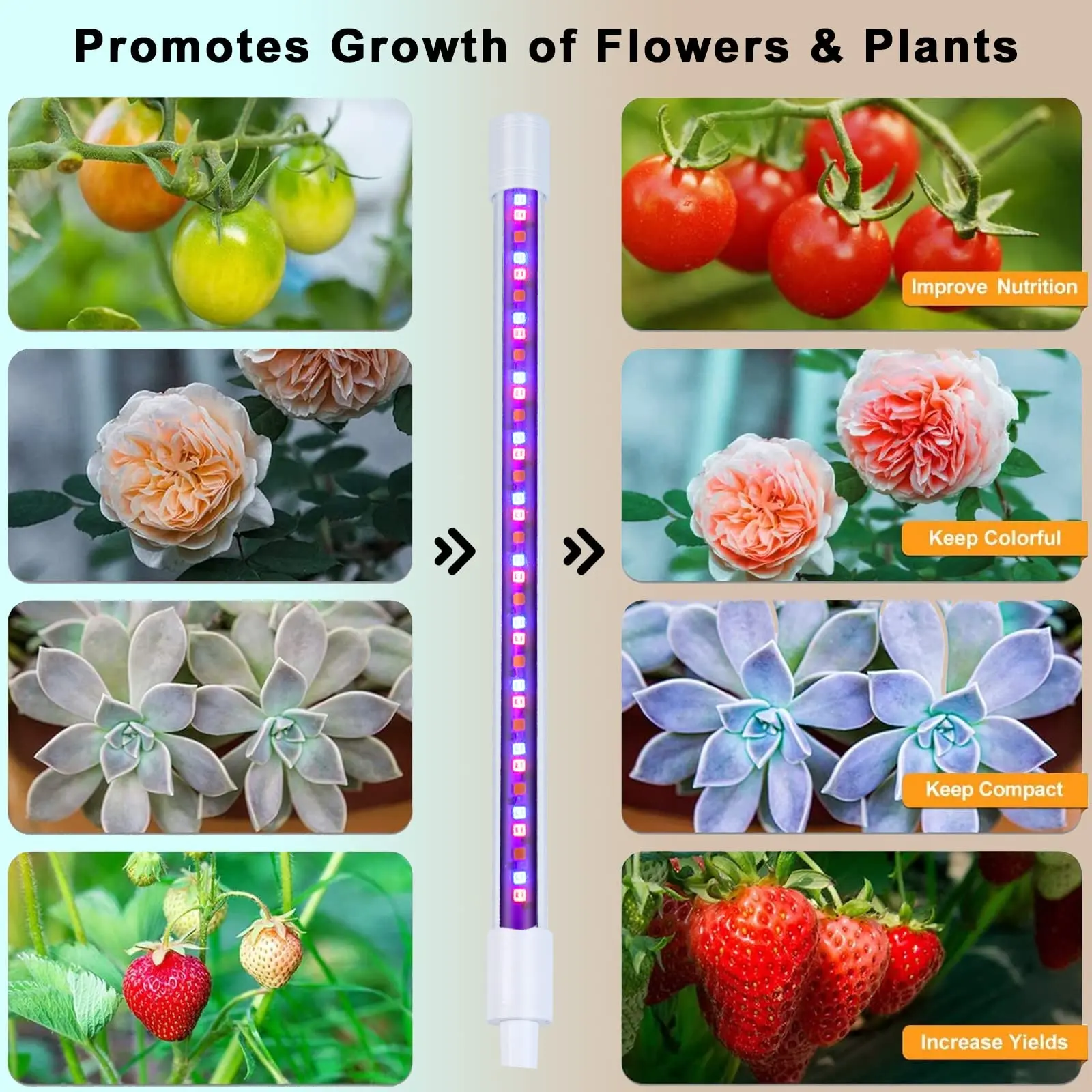 4 Head LED Grow Light Full Spectrum Phytolamp For Plants Full Spectrum Phyto Growth Lamp