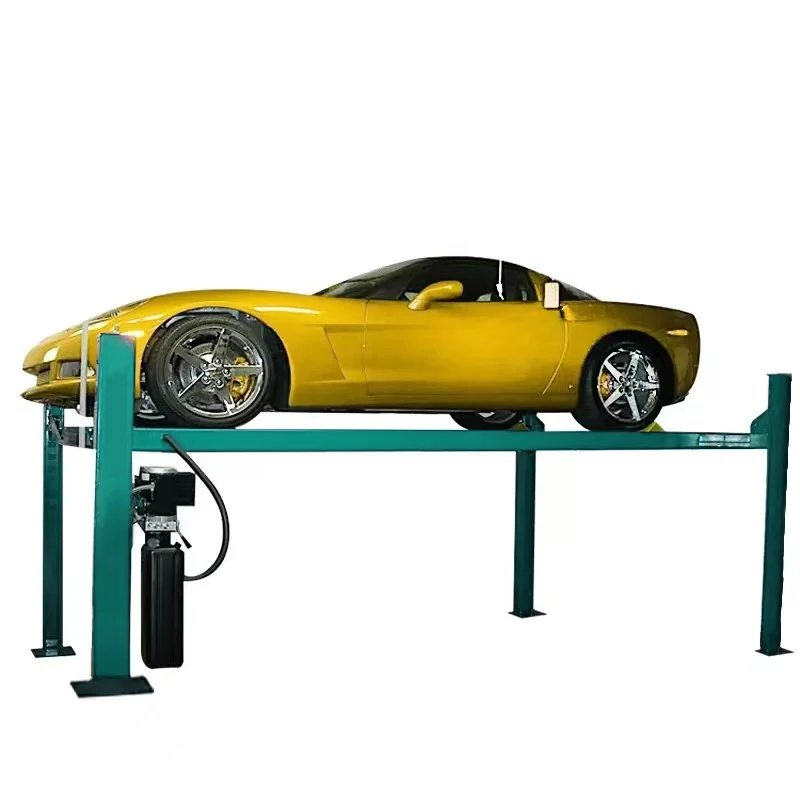 Heavy duty car parking lift tube column parking equipment car repair lift manual lock release car parking equipment