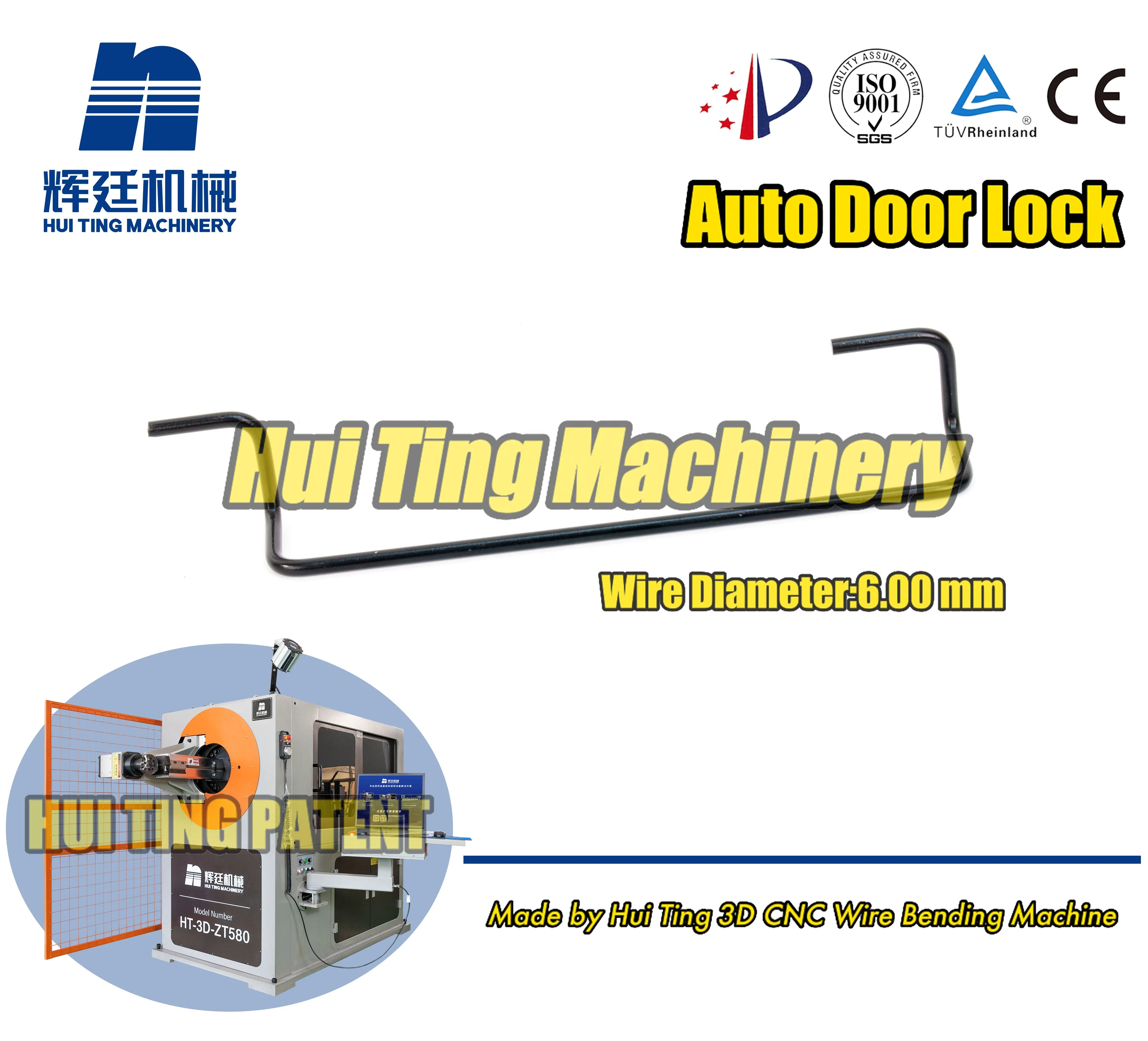Automobile skylight Frame 3-18mm other bending machines in auto industry and 3D CNC wire bending wire forming machines