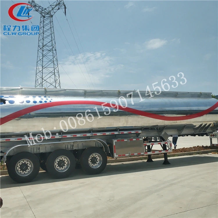  CLW трехосный 43000 алюминиевый бак галлонов дизельный топливный из алюминиевого сплава топливо прицеп с 4 дюйма крышки канализационных люков