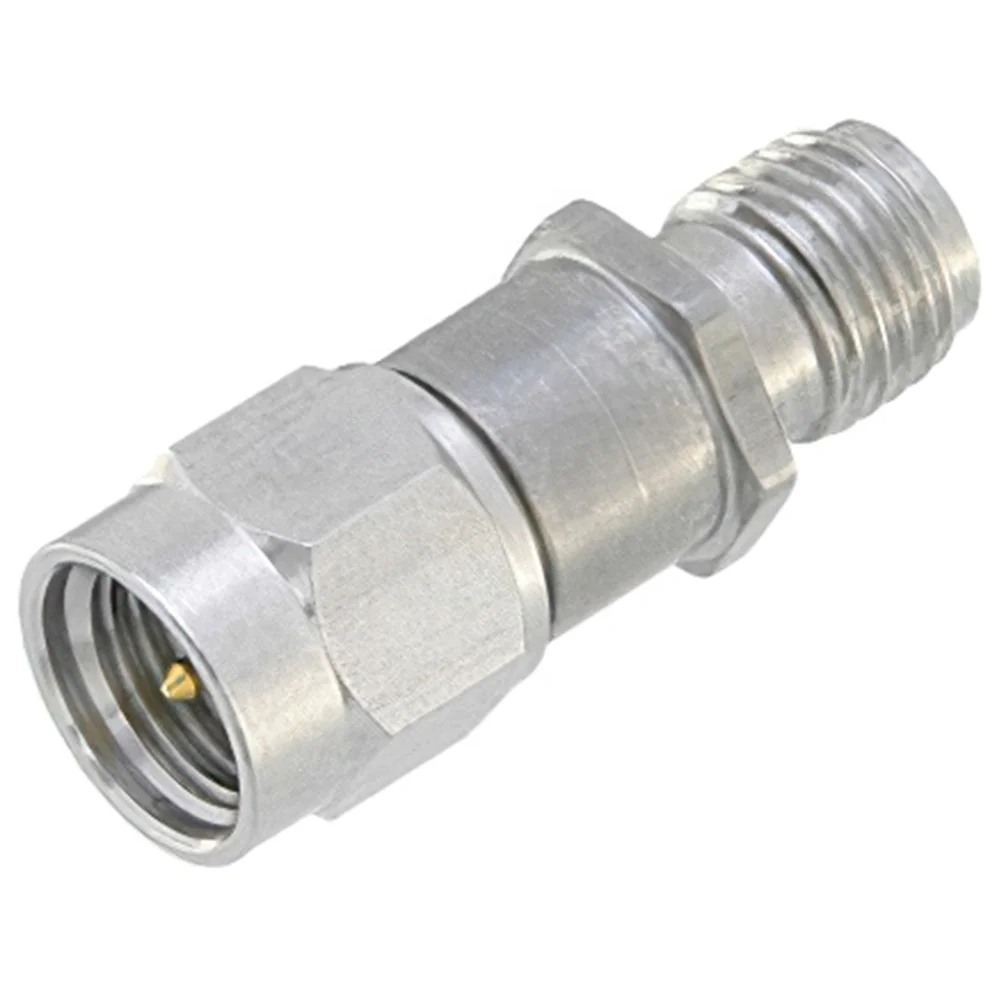 Raynool 7 dB Fixed Attenuator SMA Male to SMA Female Passivated Stainless Steel 2 Watts Up to 3 GHz