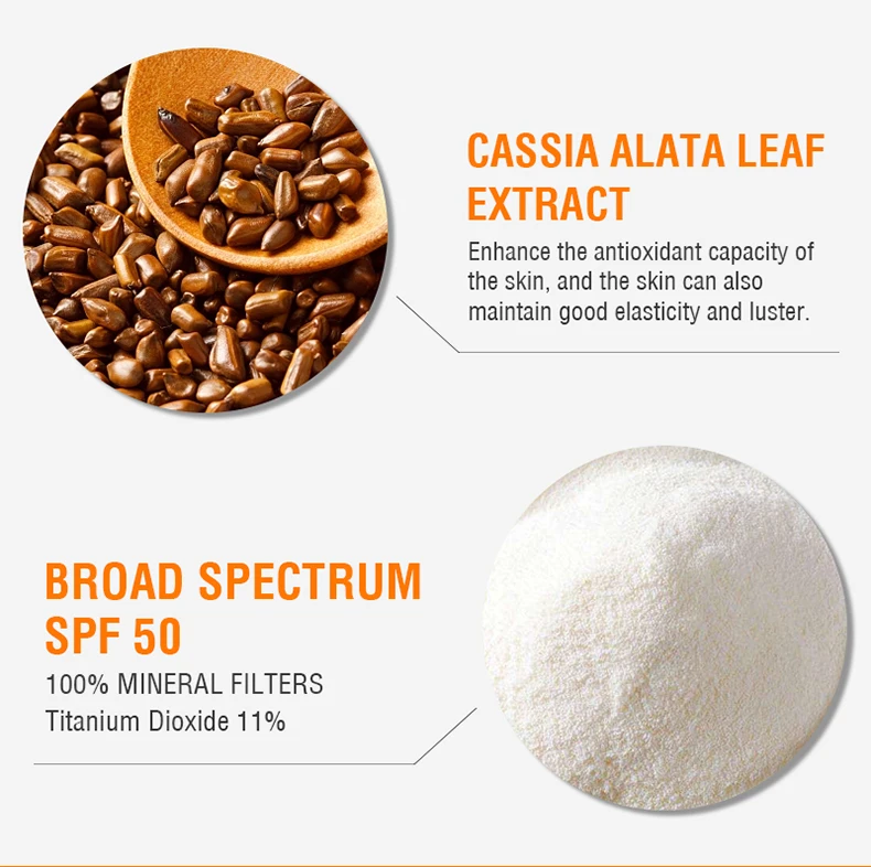 Uv Sunscreen Waterproof Long-Lasting Anti-Oxidation Organic Spf50 Sun Screen Face Sunscreen Cream Spf 50