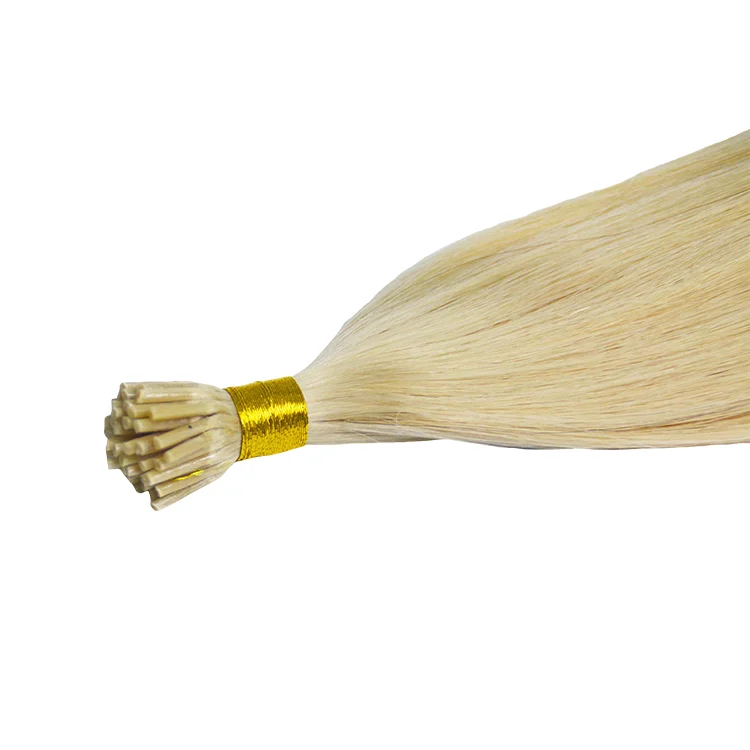 Hot Sale Factory Price 100% Natural Extensiones De Cabello 100humano Remmy i Tip Hair Extensions Wholesale