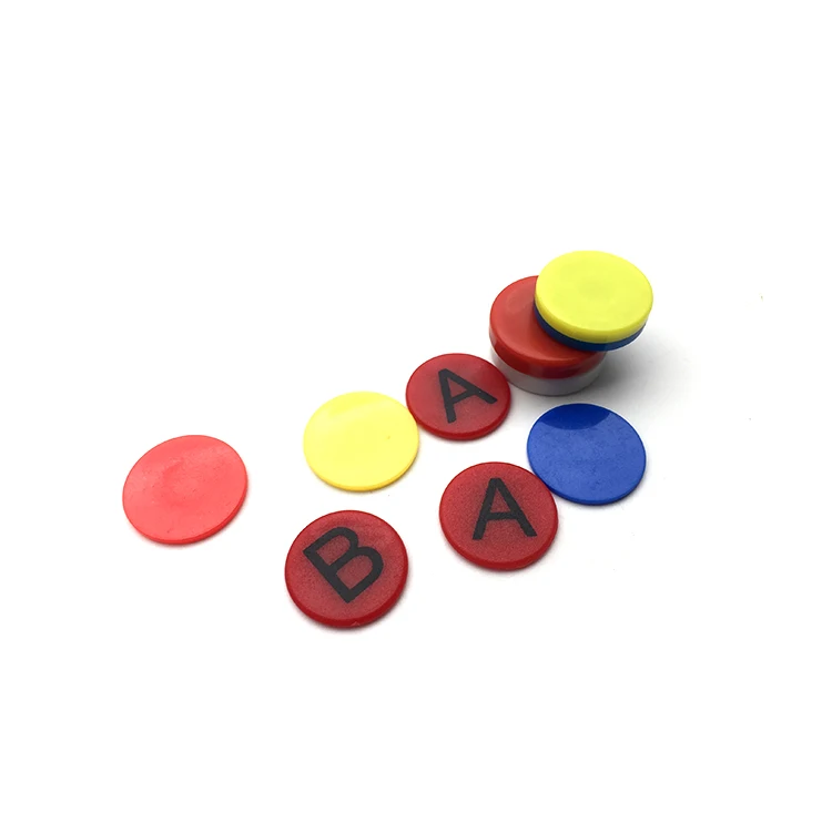 Custom Printed Card Board Game Counters Plastic/Acrylic Poker Chip Token Jetton With Logo