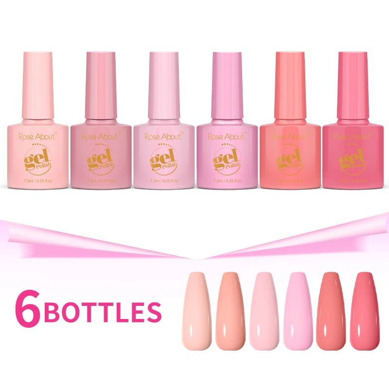 Factory Direct Beauty UV Women Nail Gel Polish Kit Professional Uv Gel Lak Nail Polish Tool Set for Girls Art Sticker