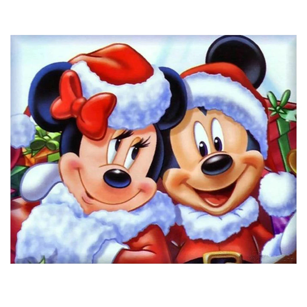 Wholesale 5D Mickey Diamond Painting Mosaic Diamond Embroidery Full Picture Christmas Gift and decoration