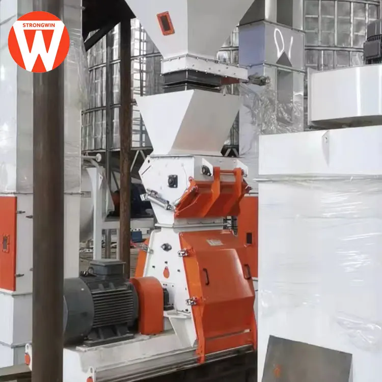 automatic 10 ton p h animal feed plant chicken animal feed pellet making plant for sale