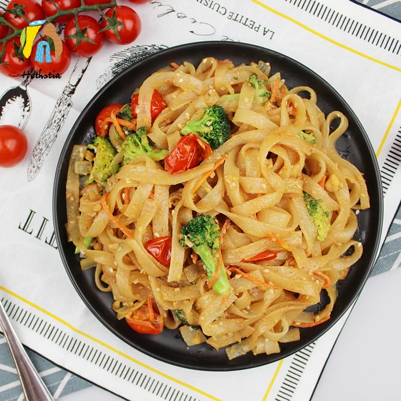 Азиатская лапша/сушеная лапша из Китая, мгновенная сушка коньяк феттуccine из Китая, Круглый и прядый пакет SIC, упаковка в коробку