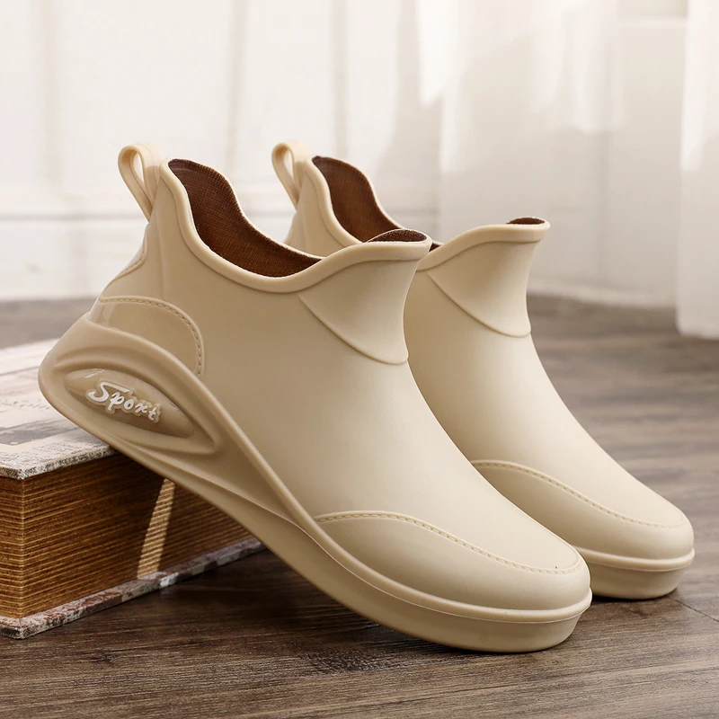 PVC Rain Boots Chef Shoes Non-slip Brikenstock Shoes for kitchen Shoes for Men