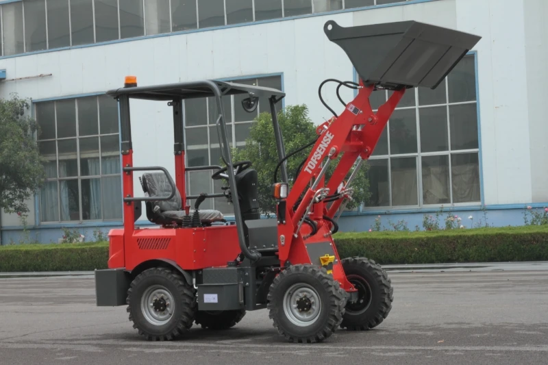 Topsense High quality 0.4ton loader machine small front end compact battery Mini Wheel Loader with CE