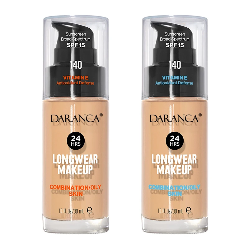 Professional Supplier Cosmetic Makeup Foundation Cream Delicate Glossy Water Brightening Makeup Liquid Foundation