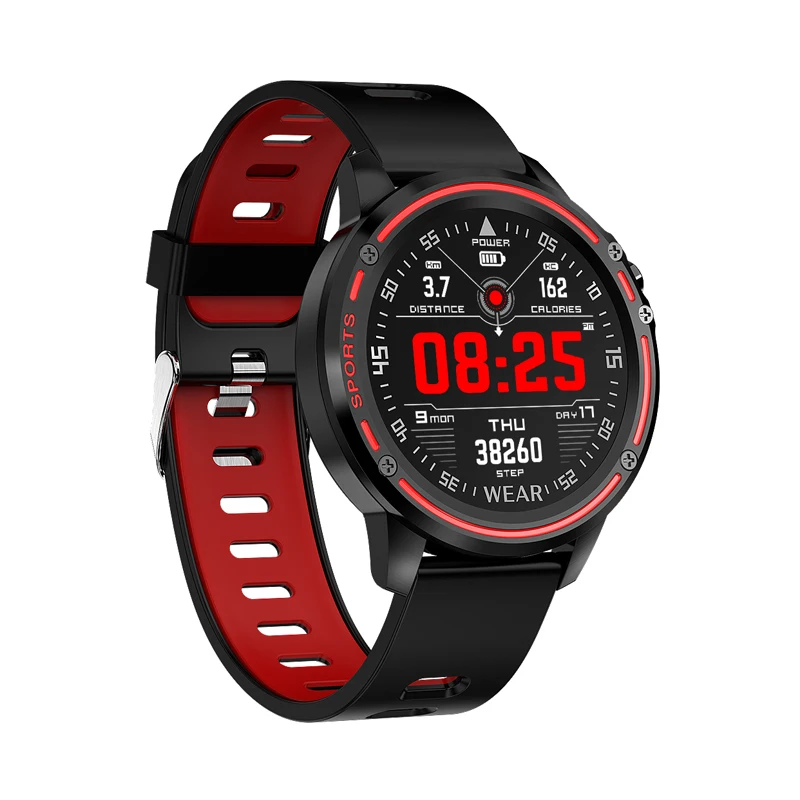 New L8 Smart Watch Men ECG + PPG IP68 Waterproof Blood Pressure Heart Rate Fitness Tracker Sport Smartwatch VS L5 L7