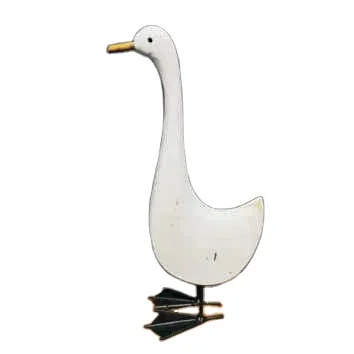 hot popular design white duck table Standing ornament Moden simply home decorative small handmade art  toy