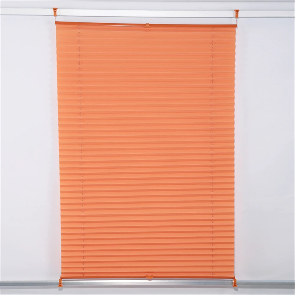 Ready Made Folding Fabric  Pleated Shades Curtains