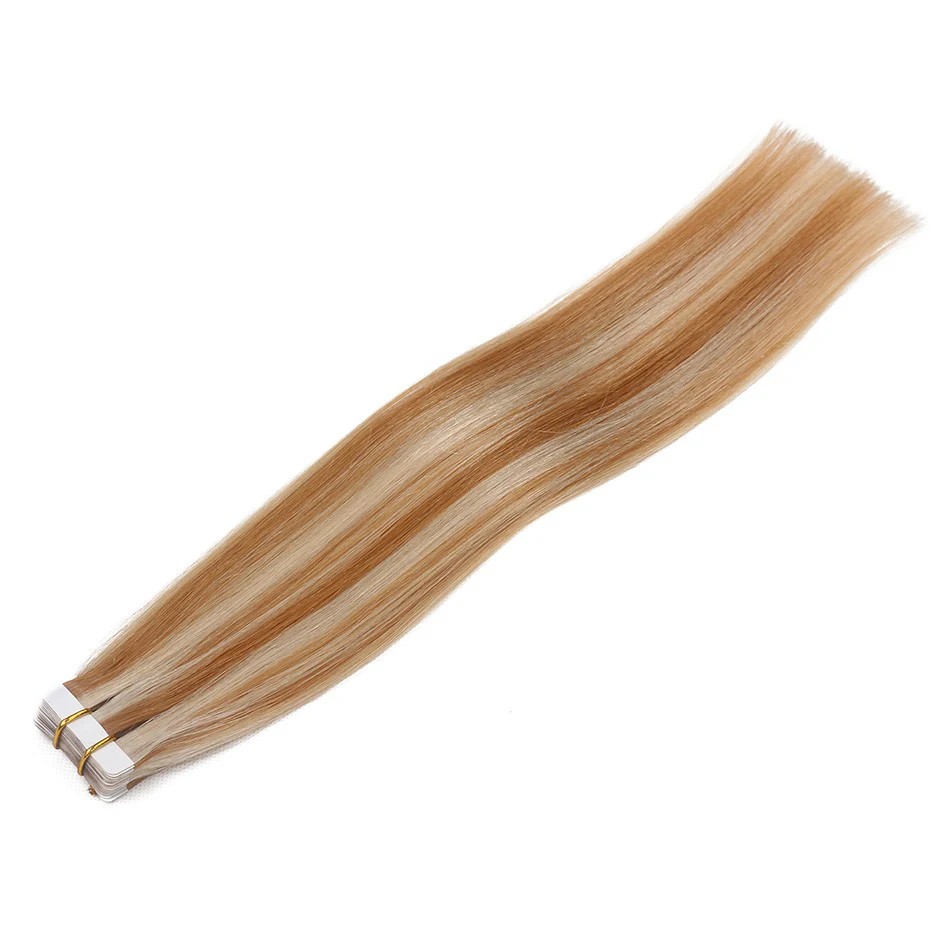 Wholesale Tape In Hair Extensions Natural Looking 100% High Grade Brazilian Human Tape Hair
