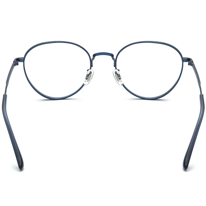 Titanium Glasses Frame Men Vintage Round Myopia Optical Prescription Eyeglasses Women 2023 New Retro Eyewear