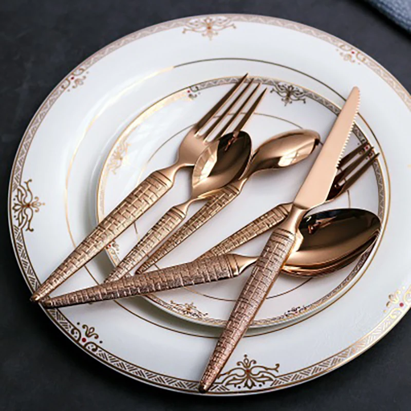 Factory Best Selling 4/6/24/30pcs Silver Stainless Steel Fork And Spoon Knife Dinnerware Cutlery Set