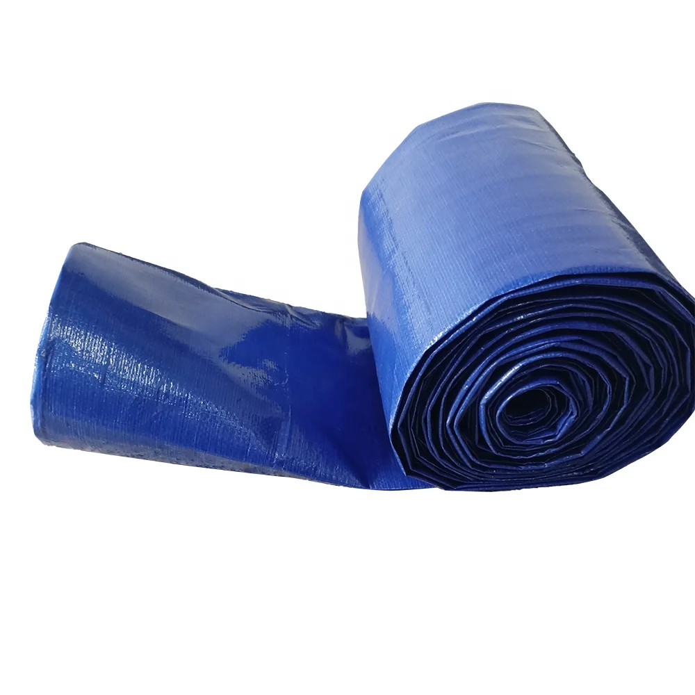 4 inch PE plastic water lay flat hose for farm irrigation rain hose