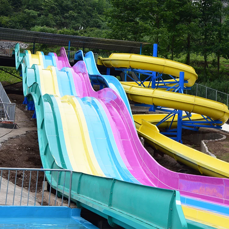 Wholesale Best Quality Water Aqua Park Equipment Outdoor and Indoor Fiberglass Water Slide Swimming Pool Slides
