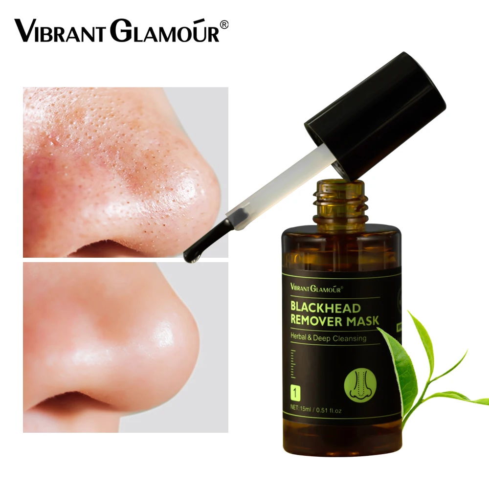 OEM/ODM VIBRANT GLAMOUR Herbal Blackheads Liquid Remover blackheads whiteheads removal Clean irritating acne shrink coarse pores