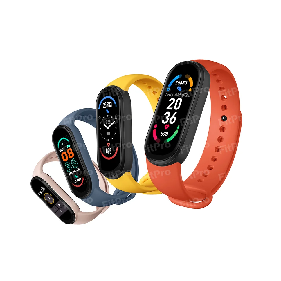 M6 Smart Watch Women Man Heart Rate Monitor Blood Pressure Music Fitness Smart Bracelet Sport Smartwatch For Xiaomi Ios