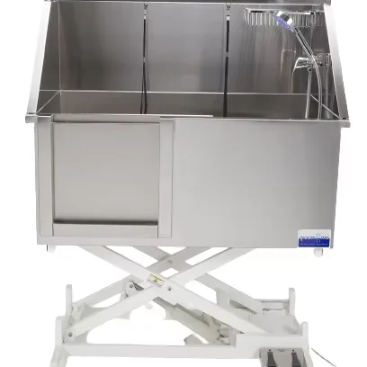 Высококачественная медицинская раковина из нержавеющей стали для домашних животных, ванна для уборки собак, электрическая подъемная ванна для собак