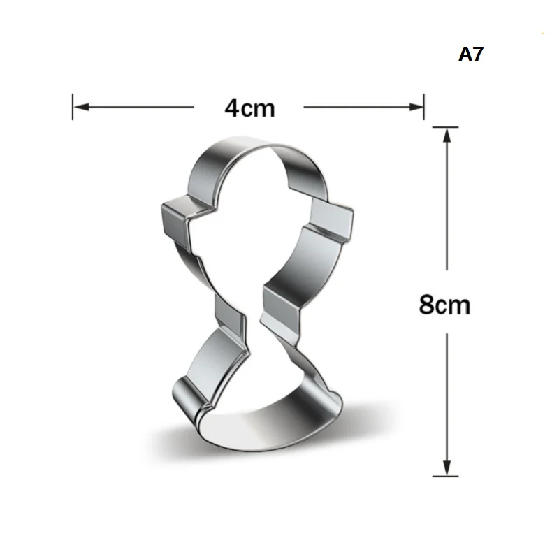 Easter series stainless steel holy cross cookie cutter cake biscuit mold