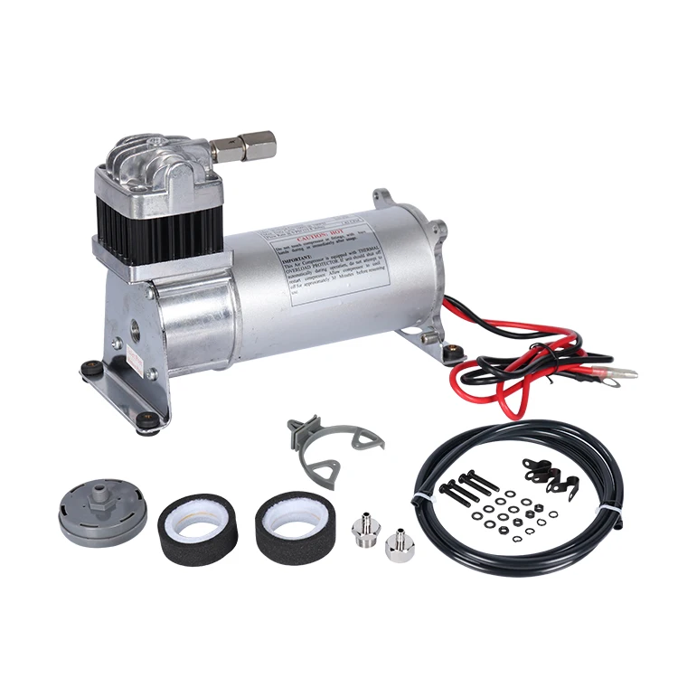 Heavy duty off-road vehicle 200PSI 12V air horn suspension compressor for air ride suspension bags