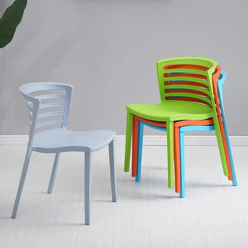 Dining chair plastic simple fashion leisure negotiate office hotel cafe backrest chair