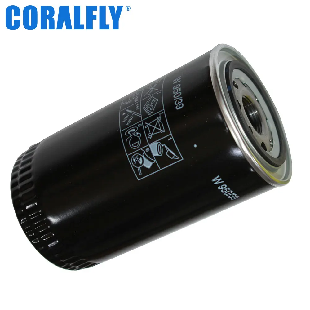 Wholesale Excavator Truck Diesel Engine Parts W950 Oil Filter W950/39 For Mann Filter