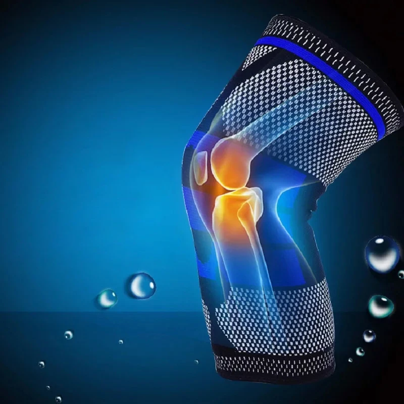 
professional soft elastic support knee cap sports protection knee pads 