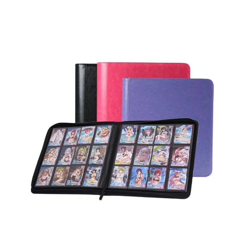 Toploader 12-pockets Card Binder  Album Collection Binder Folder Toploader Binder card display stand