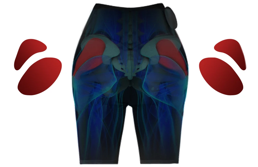 EMS EMA buttock training pants with buttock shaping and massage functions