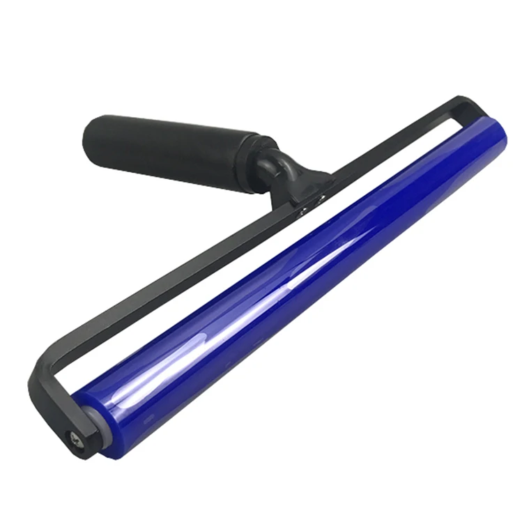 12 дюймов чистый PCB промышленного применения прочный Безворсовая Ткань кремния чистой комнаты липкая щетка очистительного ролика