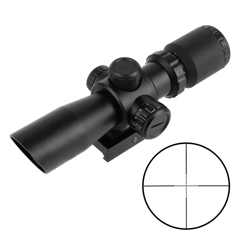 MZJ Optics tactical 1.5-5X32 illuminated riflescopes optical hunting scope air riflescope gun hunting weapons tactical