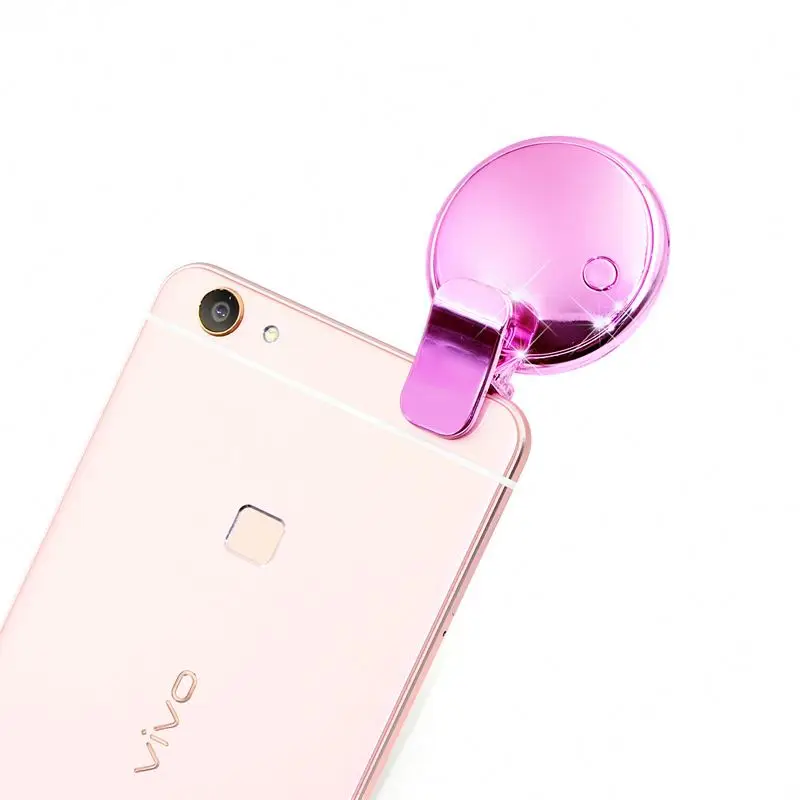 Hot Sale Custom Logo Wholesale Price Mobile Phone Selfie Light Mini Portable LED Ring Light
