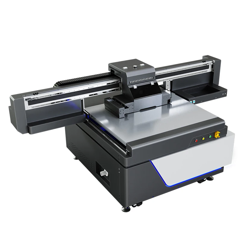 Small UV flatbed printer mobile case embossed PVC transfer sticker crystal paste inkjet printer