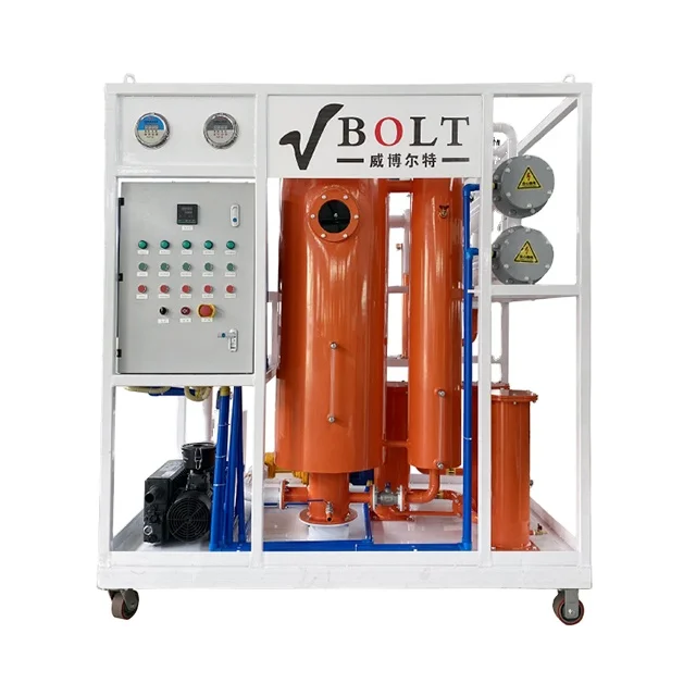 Vbolt Hot Sale  Transformer oil Purification  machine Oil Vacuum Purifier  other industrial filtration equipment
