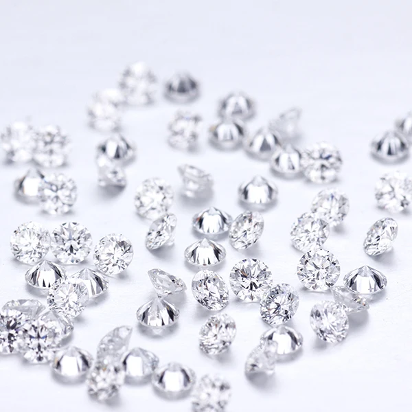 Factory Round Shape White Def G+ Vvs Vs Si Clarity 1.1mm-2.7mm Small Size Hpht Real Loose Lab Grown Diamonds For Jewelry Making