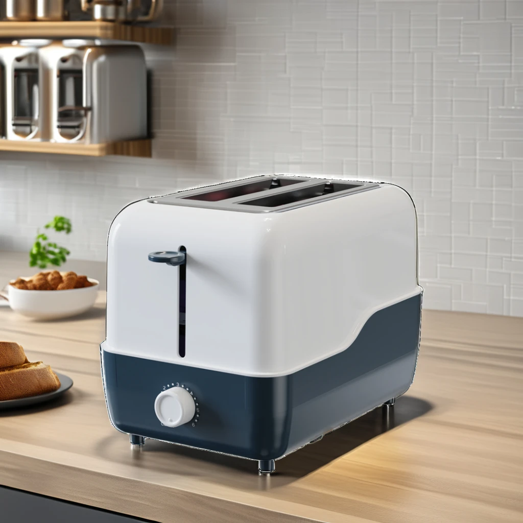 Automatic Electric Mini Bread Toaster Stainless Steel and Plastic Housing for Home Kitchen Hotels Cars for Sandwiches